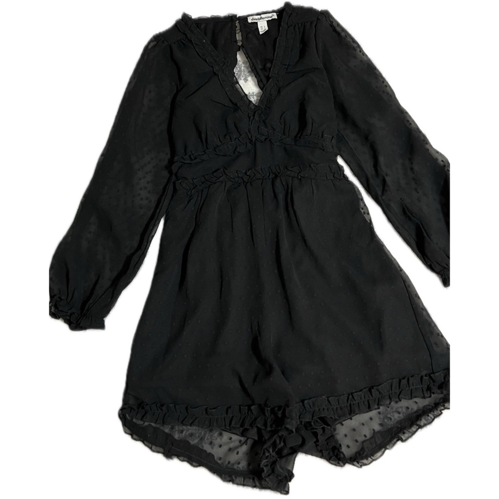 Charlotte Russe Mini Black Dress/Romper